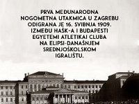 Prva međunarodna nogometna ukalmica 1909. godine